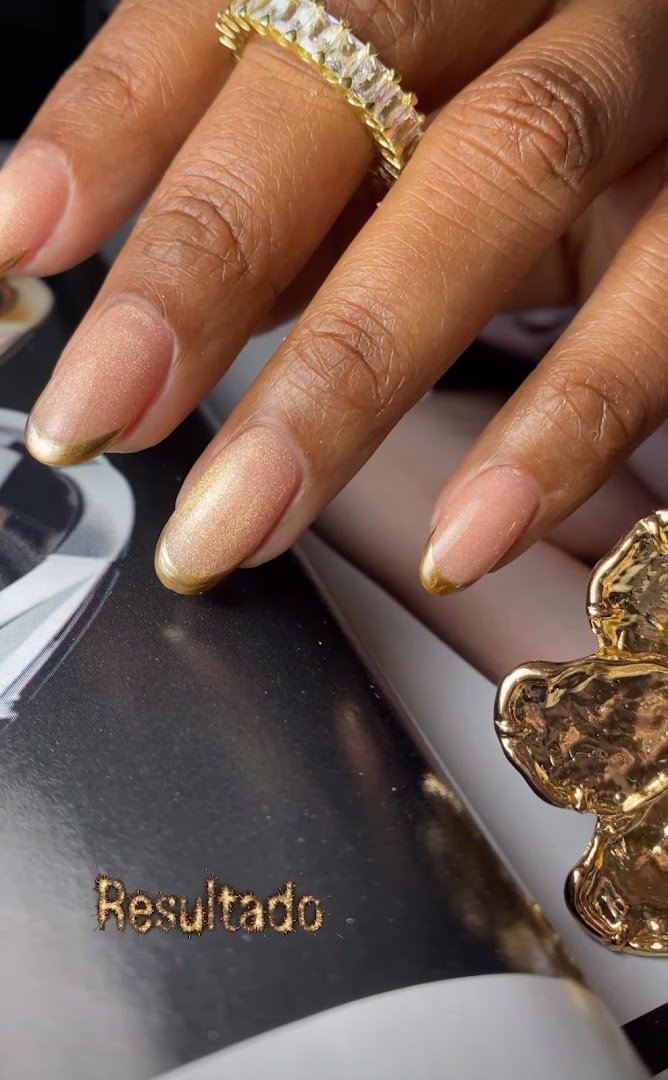 Clean nail care setup inside a salon