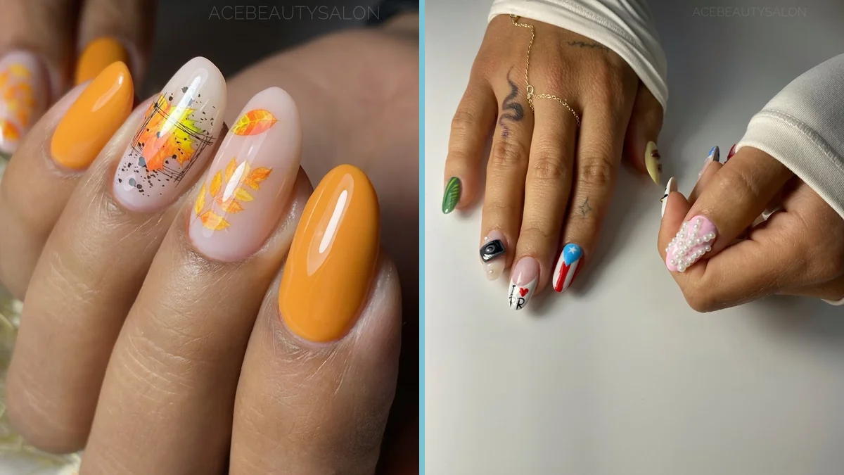 Pedicure and manicure area in a beauty studio